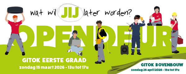 15 maart opendeurdag Gitok eerste graad